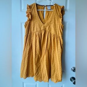 Brand New Yellow Babydoll Dress